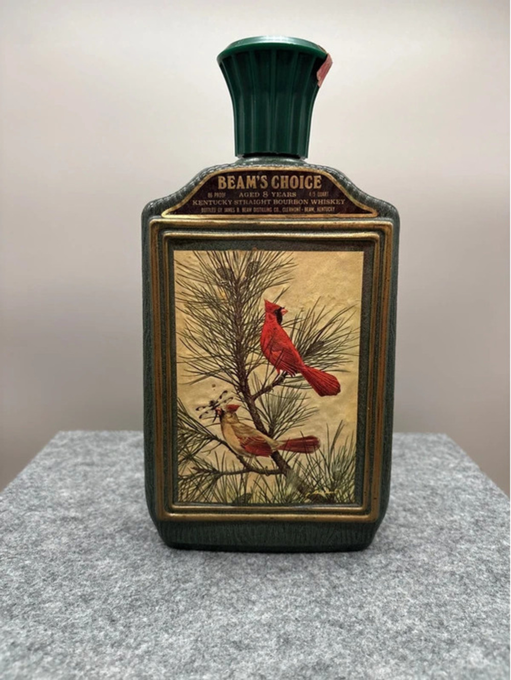 Vintage 1974 Jim Beam Beam’s Choice Cardinal Decanter – Empty